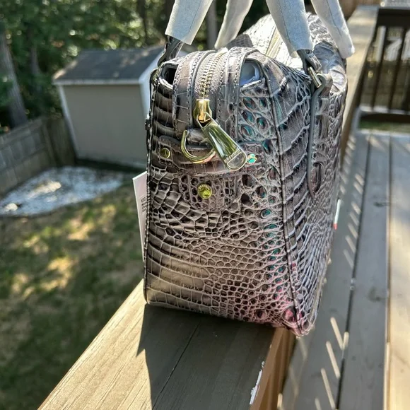 Brahmin 👜 Micaela Charcoal Zinnia. NWT - Picture 7 of 11
